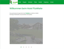 Tablet Screenshot of fluematte.ch